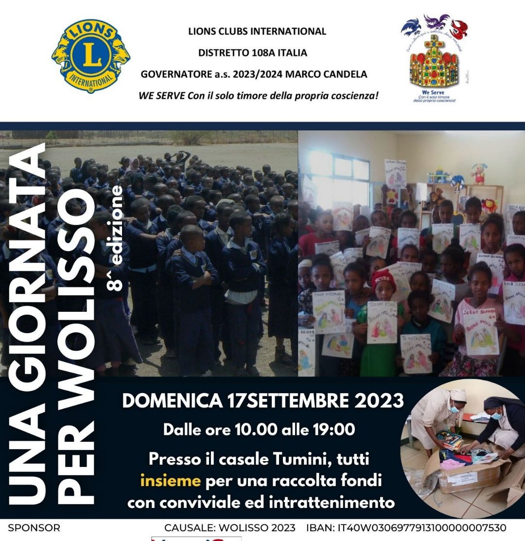 Un giorno per Wolisso – LC Vasto Host, 17 settembre 2023