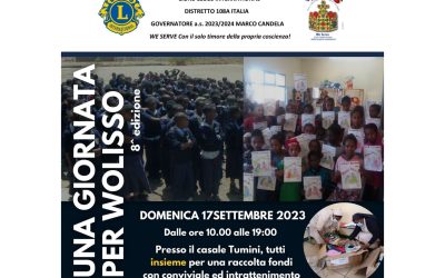 Un giorno per Wolisso – LC Vasto Host, 17 settembre 2023