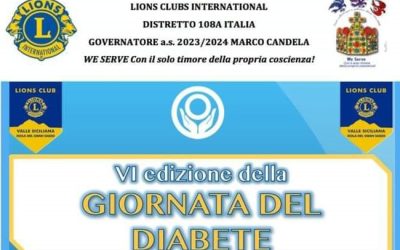 Giornata del diabete – LC Valle Siciliana, 15 ottobre 2023