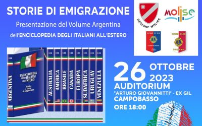 Storie di emigrazione – LC Campobasso e Bojano, 26 ottobre 2023