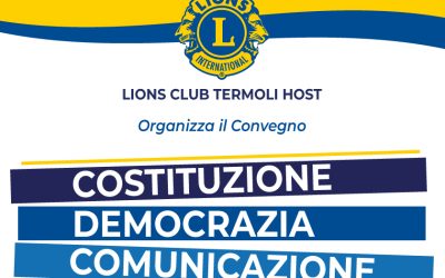 Costituzione Democrazia Comunicazione – LC Termoli Host, 28 ottobre 2023