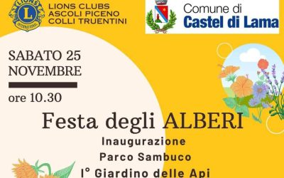 Festa degli alberi – LC Ascoli Piceno Colli Truentini, 25 novembre 2023