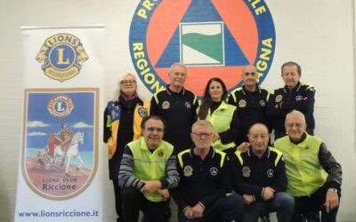 Divise a volontari di Savignano – LC Riccione, 13 febbraio 2024