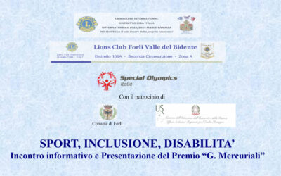 Sport come mezzo d’inclusione – LC Forlì Valle del Bidente