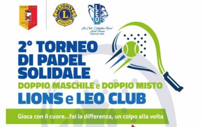 Torneo padel solidale – LC Ascoli Piceno Host, 23 marzo 2024
