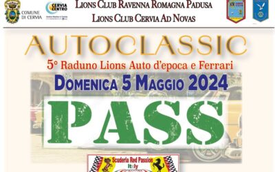 Raduno auto storiche – LC Ravenna Romagna Padusa e LC Cdervia Ad Novas, 5 maggio 2024