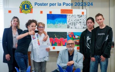 Poster per la Pace – LC Rimini Host e Rimini Malatesta, 18 maggio 2024