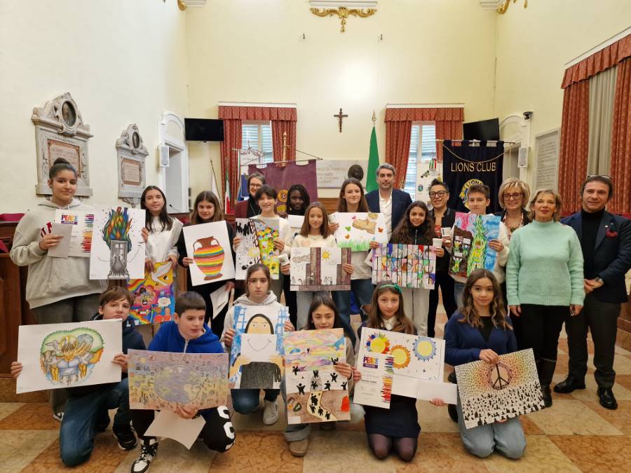 Poster per la Pace 2024/25 – Premiazione Vincitori, LC Faenza Host e LC Faenza Lioness, 12 novembre 2024