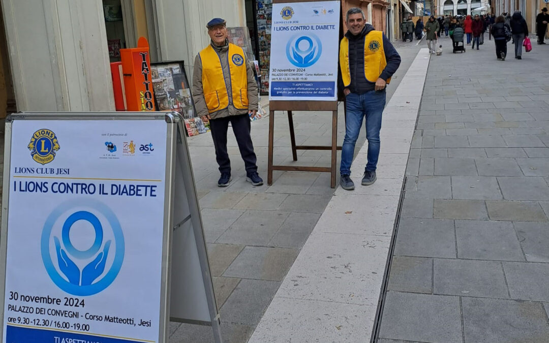 Screening diabete – LC Jesi, 30 novembre 2024