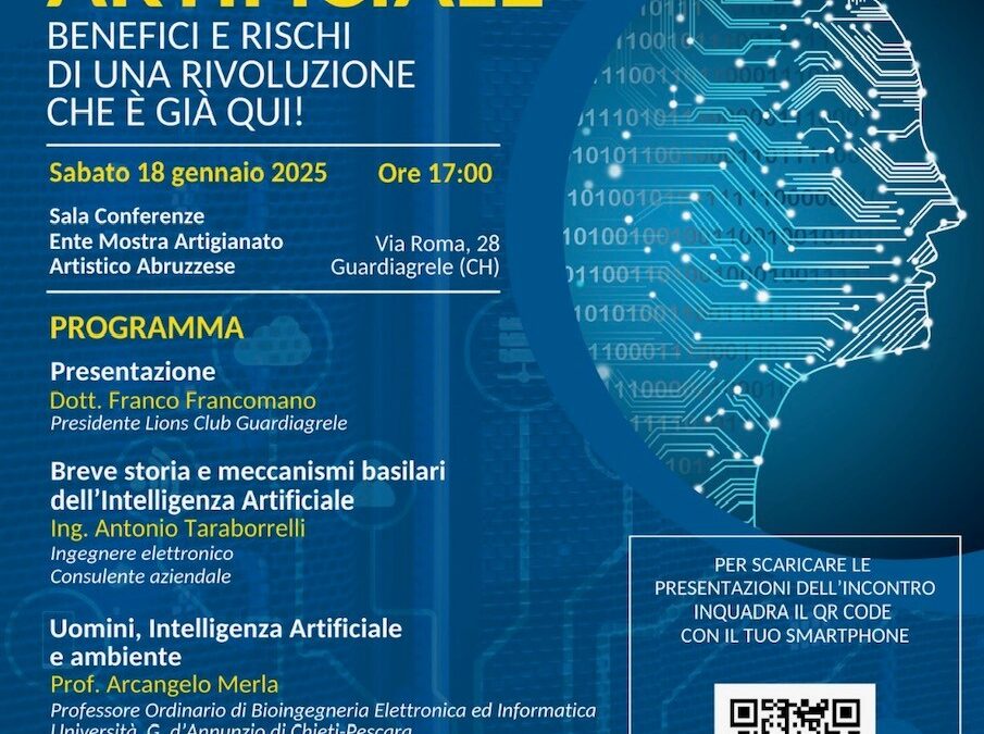 INTELLIGENZA ARTIFICIALE – LC Guardiagrele, 18 gennaio 2025
