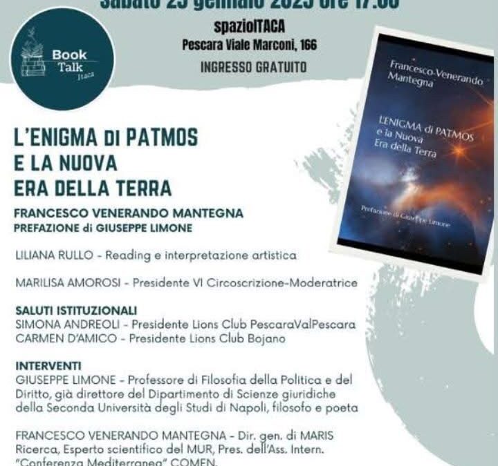 L’ENIGMA DI PATMOS e la Nuova Era della Terra – LC Pescara Valpescara e LC Bojano, 25 gennaio 2025
