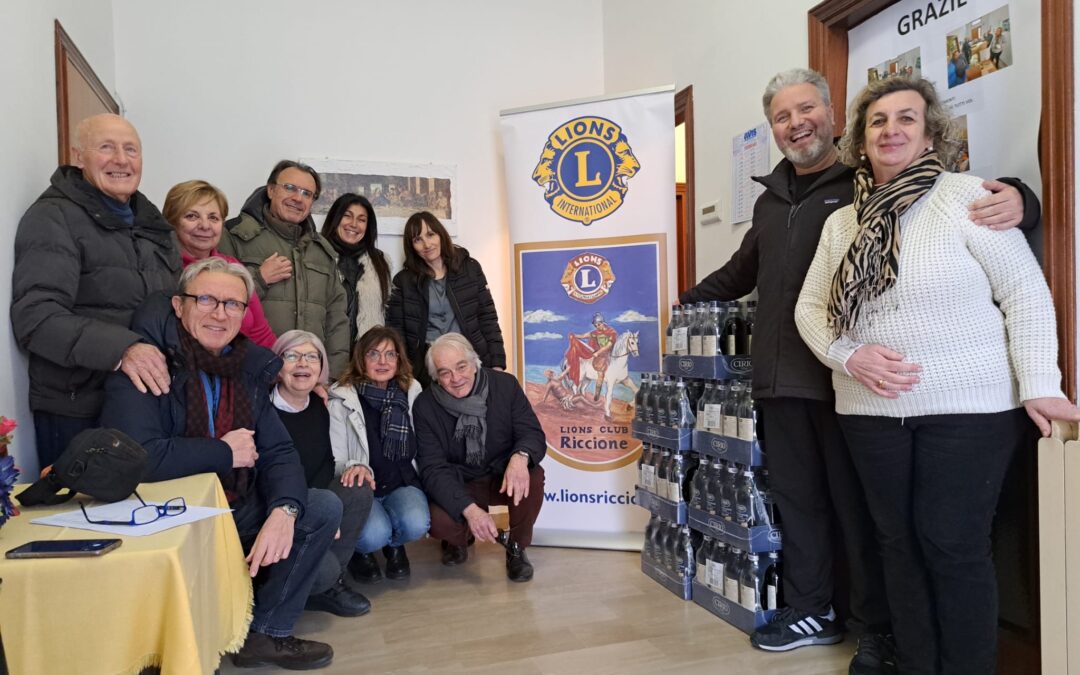 Olio a persone bisognose – LC Riccione, 4 febbraio 2025