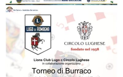 Torneo di Burraco – LC Lugo, 2 marzo 2025