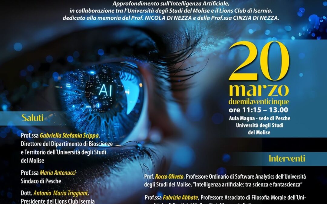 Intelligenza Artificiale tra opportunità e rischi – LC Isernia, 20 marzo 2025