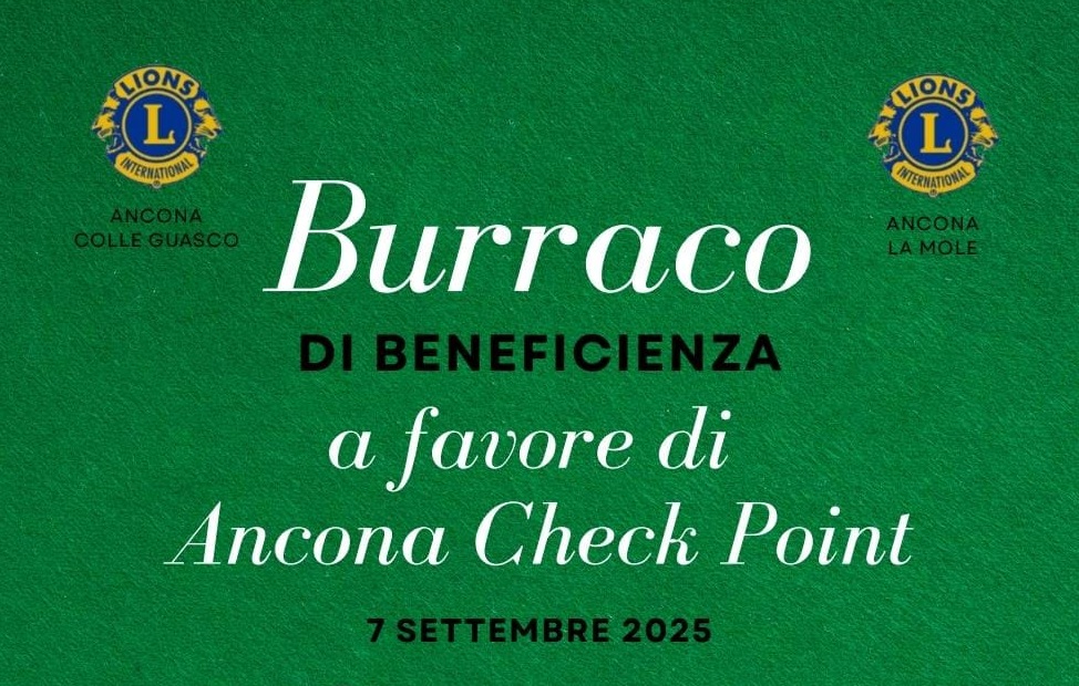 Torneo di Burraco – LC Ancona La Mole e LC Ancona Colle Guasco, 7 settembre 2025