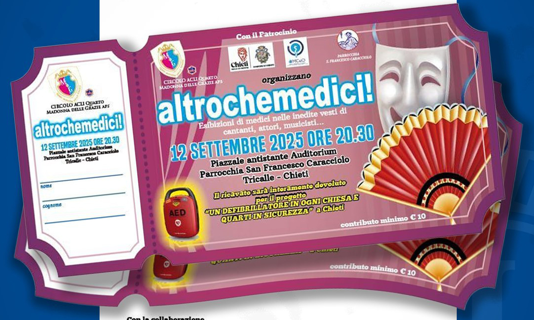 Altro che medici – LC Chieti, 12 settembre 2025