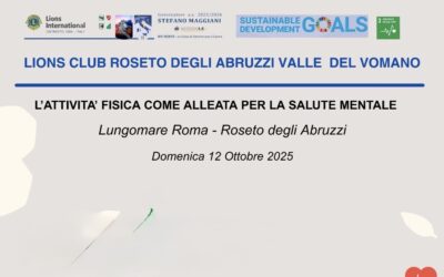 Salute e benessere mentale – LC Roseto degli Abruzzi Valle del Vomano, 12 ottobre 2025