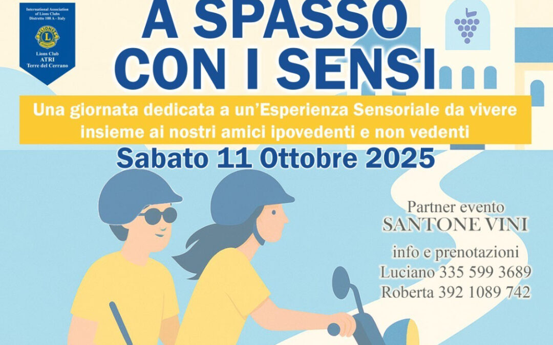 A spasso con i sensi – LC Atri Terre del Cerrano, 11 ottobre 2025