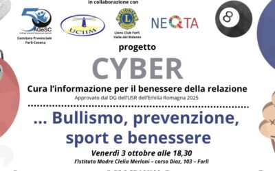 Bullismo, prevenzione, sport e benessere – LC Forlí Valle del Bidente, 3 ottobre 2025