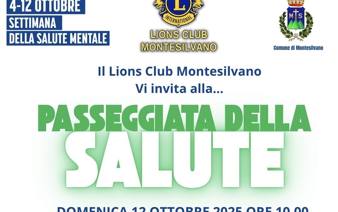 Salute mentale e benessere – LC Montesilvano, 12 ottobre 2025