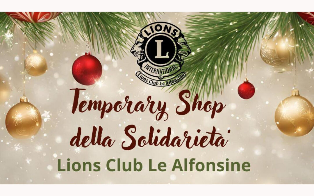Temporary Shop – LC Le alfonsine, 29 novembre 2025