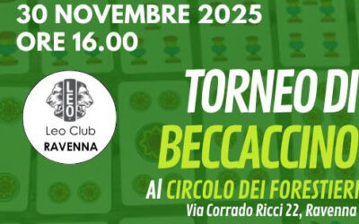 Torneo di Beccaccino, Leo Club Ravenna, 30 novembre 2025