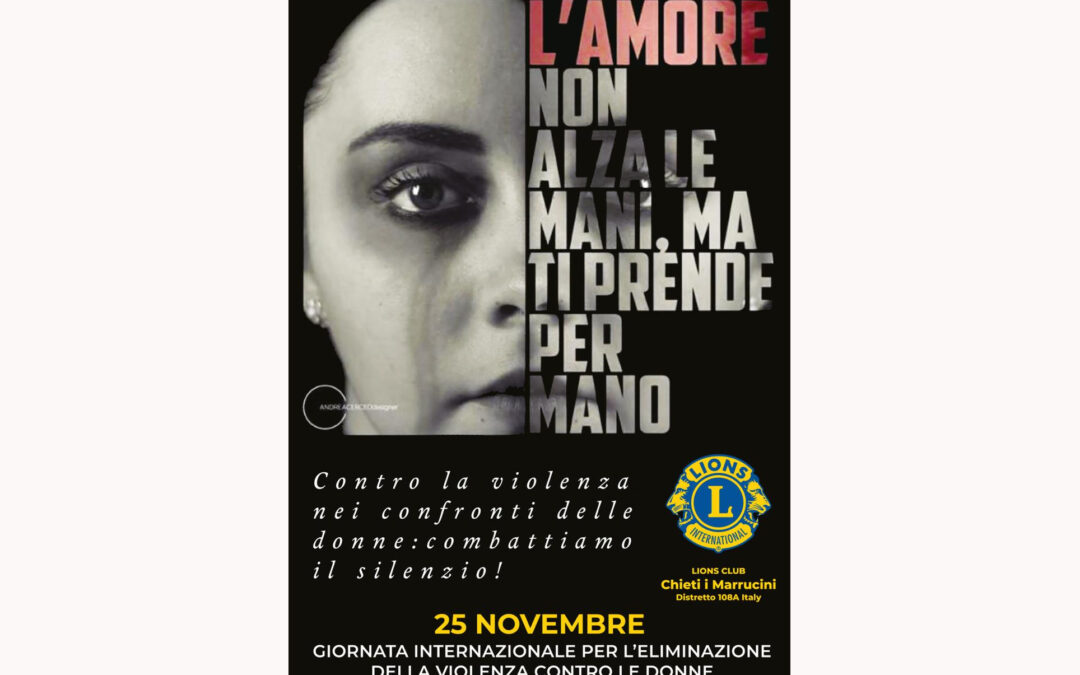 Un manifesto per parlare a tutti – LC Chieti I Marrucini, 25 novembre 2025