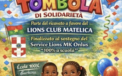 Tombola di solidarietà – LC Matelica, 5 gennaio 2026