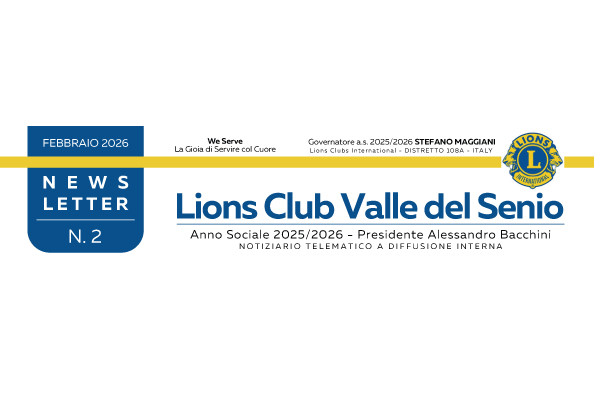 Newsletter LC Valle del Senio, 21 febbraio 2026