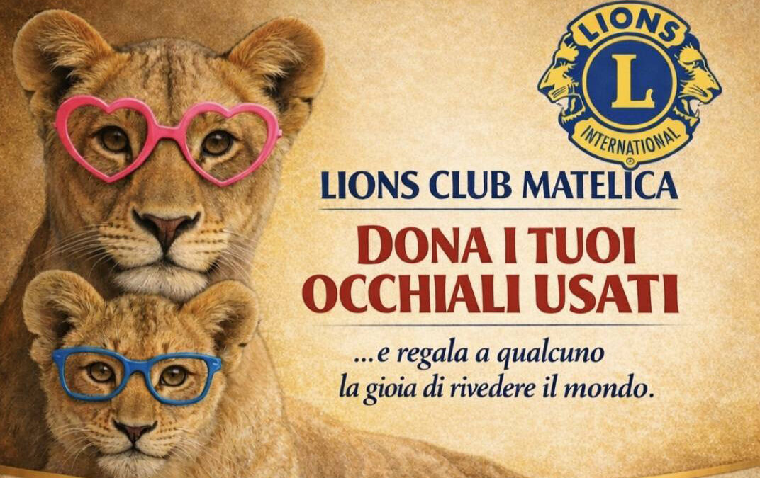 Raccolta occhiali usati &ndash; LC Matelica, 8 marzo 2026
