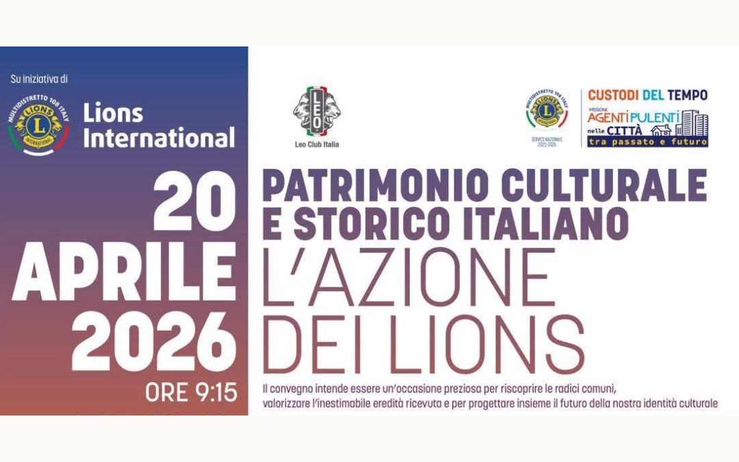 Patrimonio culturale e storico Italiano &ndash; Roma, 20 aprile 2026