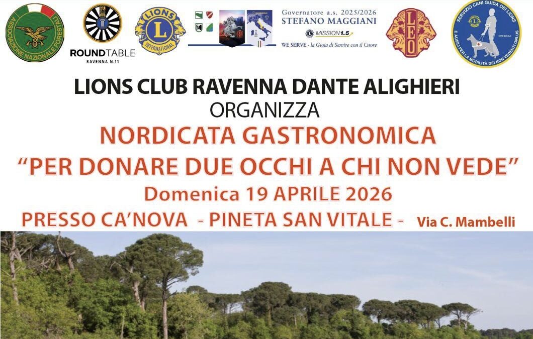 Nordicata gastronomica &ndash; LC Ravenna Dante Alighieri, 19 aprile 2026
