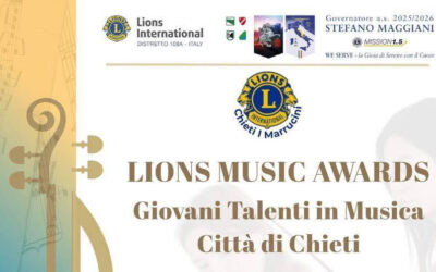 Lions Music Award &ndash; LC Chieti i Marrucini, 18 maggio 2026