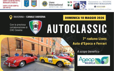 Autoclassic &ndash; LC Ravenna Romagna Padusa e LC Cervia Ad Novas, 10 maggio 2026