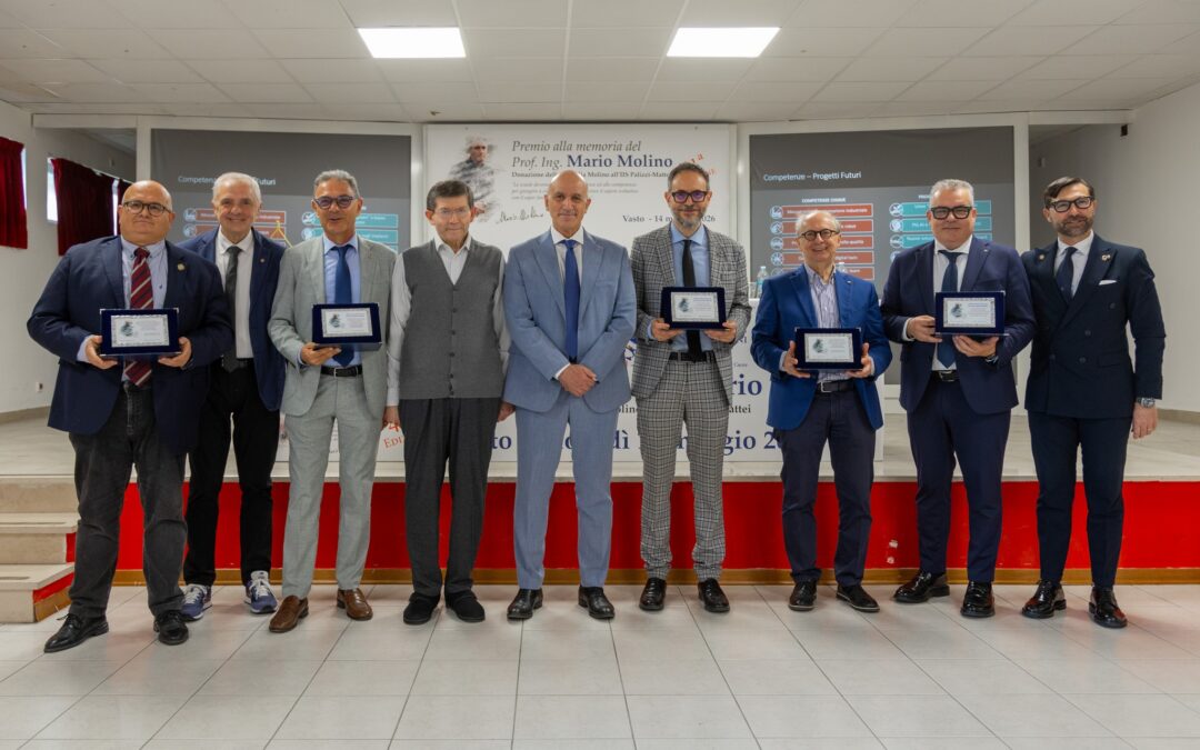 Premio Mario Molino &ndash; LC Vasto Adriatica Vittoria Colonna e LC Vasto Host, 15 maggio 2026