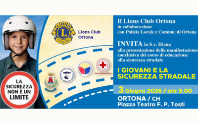 Sicurezza stradale – LC Ortona, 3 giugno 2026