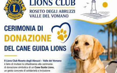 Cane guida – LC Roseto degli Abruzzi Valle del Vomano, 28 giugno 2026