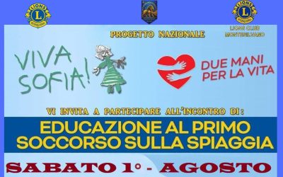 Viva Sofia – LC Montesilvano, 1 agosto 2026