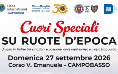 Cuori speciali su ruote d’epoca – LC Campobasso, 27 settembre 2026