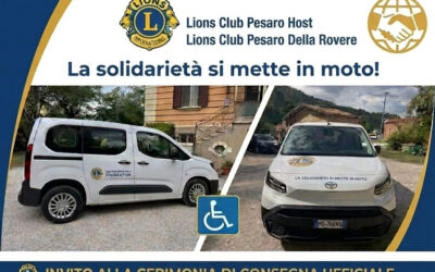 La solidarietà si mette in moto – LC Pesaro Host e LC Pesaro Della Rovere, 25 settembre 2026