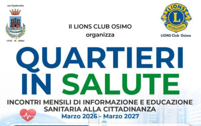 Quartieri in salute – LC Osimo, set/nov 2026