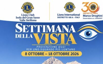 Settimana della vista – LC Isola del Gran Sasso Valle Siciliana, 8-18 ottobre 2026