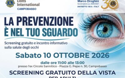 Screening della vista – LC Campobasso, 10 ottobre 2026