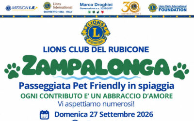 Zampalonga &ndash; LC Rubicone, 27 settembre 2026
