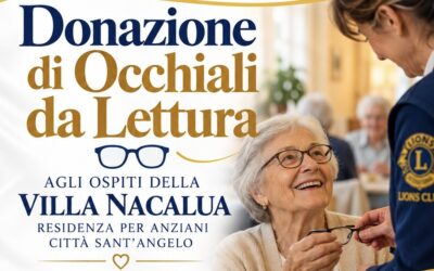Donazione occhiali da lettura – LC Montesilvano, 16 ottobre 2026