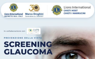 Screening glaucoma – LC Chieti Host e Chieti i Marrucini, 17 ottobre 2026